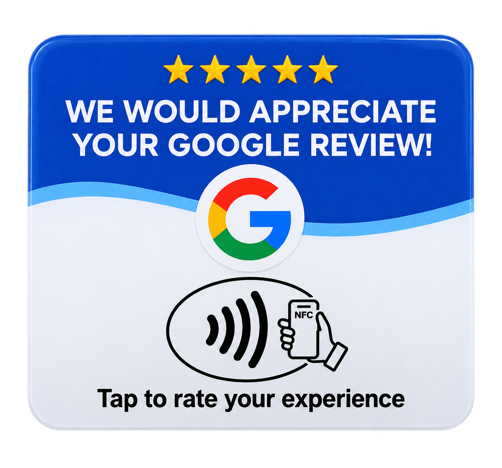 NFC Google Review Card – Tap to Get Reviews ⭐