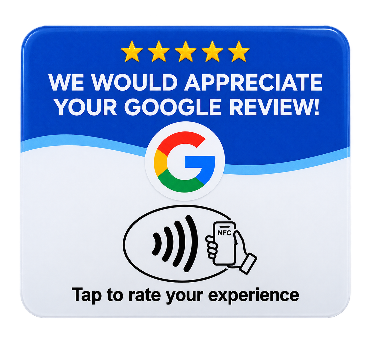 NFC Google Review Card – Tap to Get Reviews ⭐