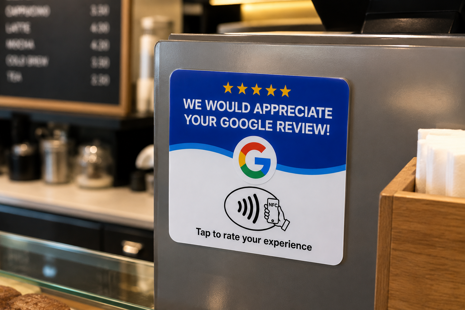 NFC Google Review Card – Tap to Get Reviews ⭐